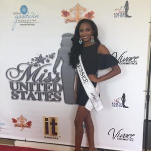 She + Sky Black Romper